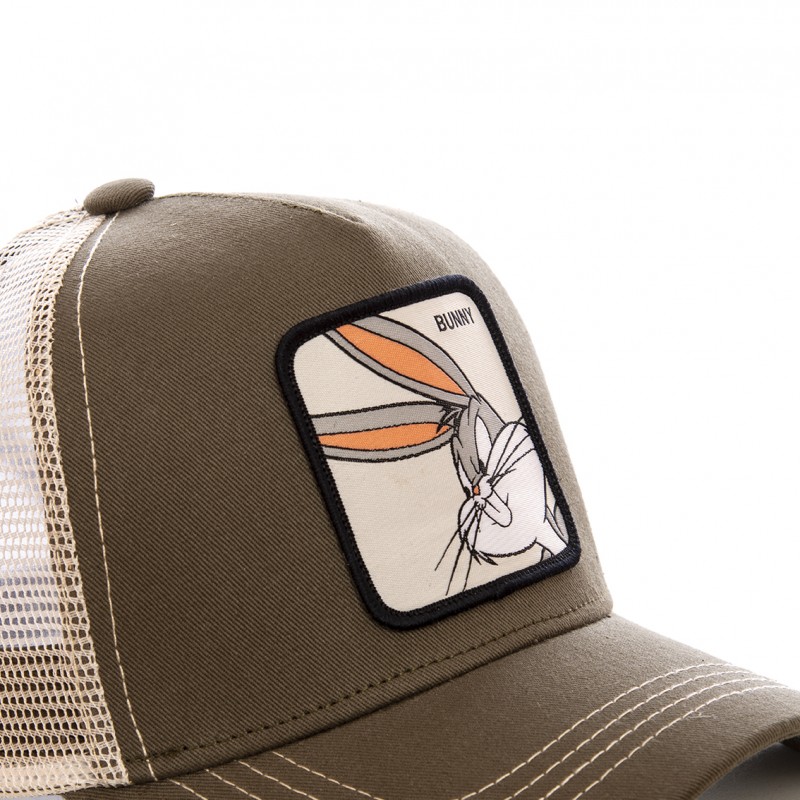 Casquette Trucker Looney Tunes Bugs Bunny Snapback Vert Capslab Capslab - 3