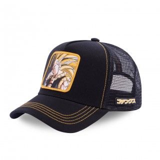 Casquette Trucker Dragon Ball Z Gotrunks Snapback Noir Capslab Capslab - 1