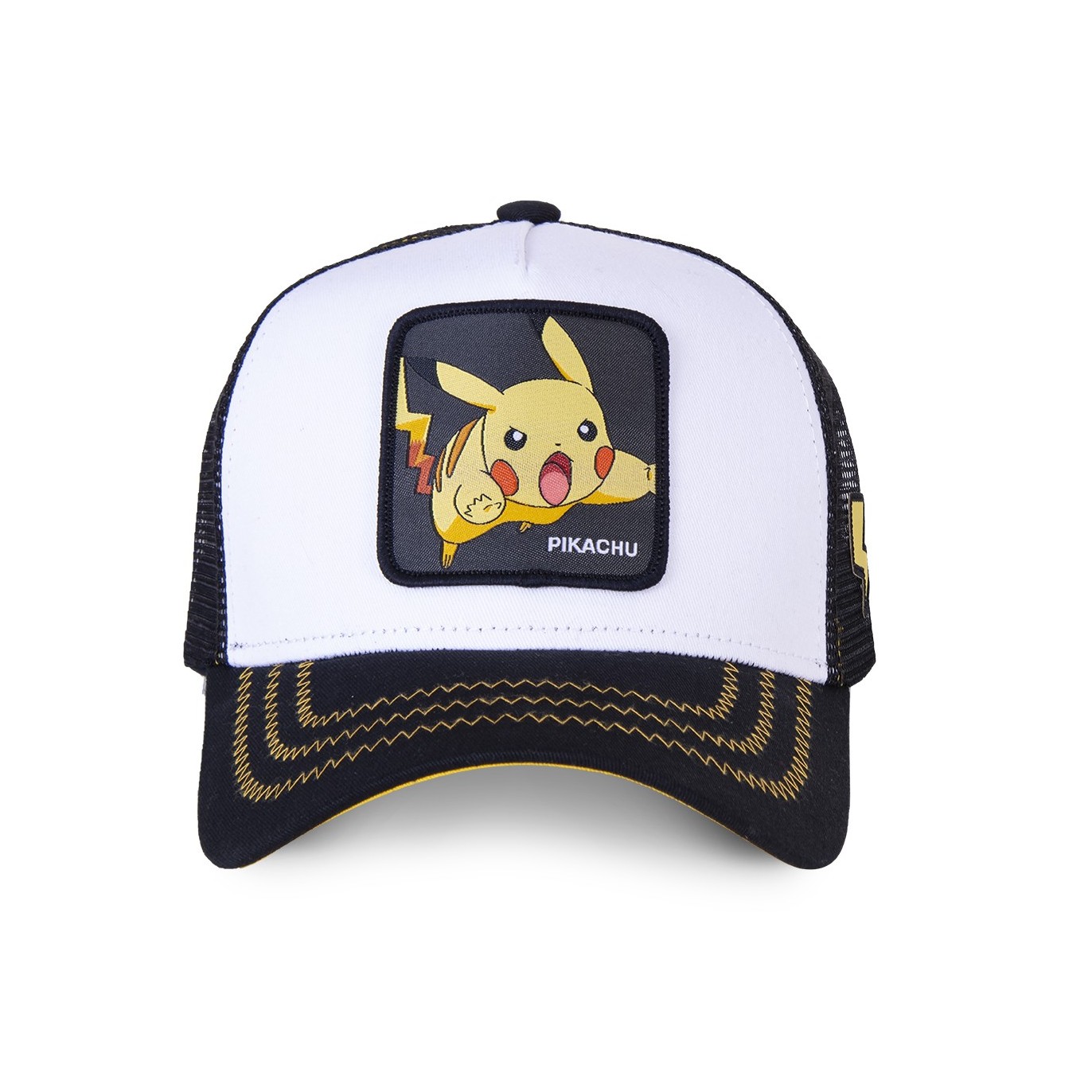 Casquette Trucker Pokemon Pikachu Snapback Blanc Capslab Capslab - 2