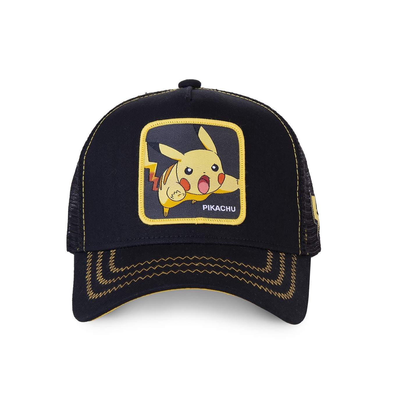 Casquette Trucker Pokemon Pikachu Snapback Noir Capslab Capslab - 2