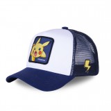 Casquette Trucker Pokemon Pikachu Snapback Bleu Capslab