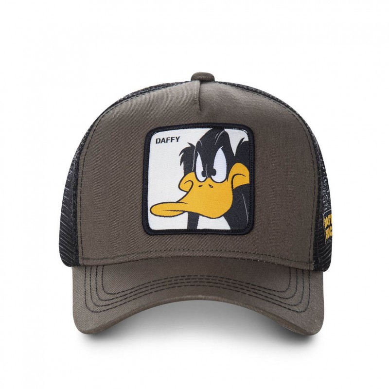 Men's Capslab Looney Tunes Daffy Brown and Black Cap Capslab - 2
