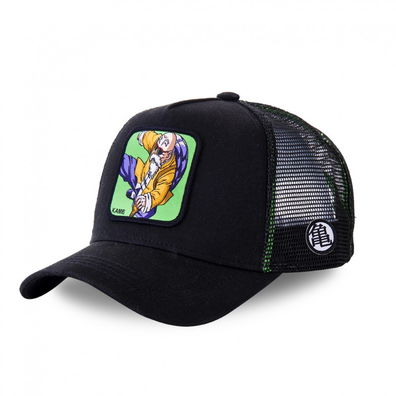 Men's Capslab Dragon Ball Z Kame Sennin Black and Green Cap Capslab - 1