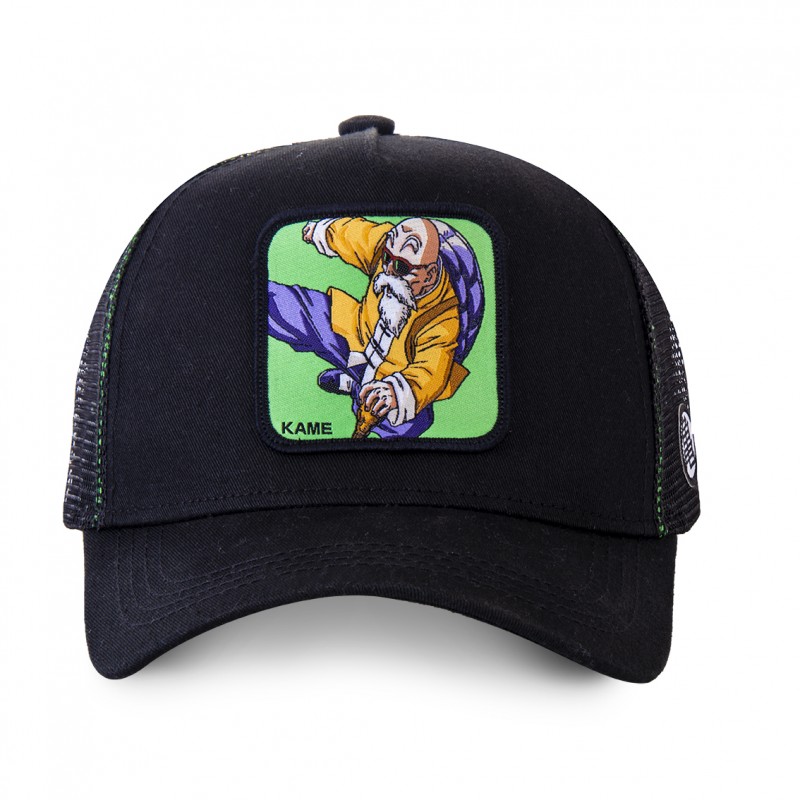 Men's Capslab Dragon Ball Z Kame Sennin Black and Green Cap Capslab - 2