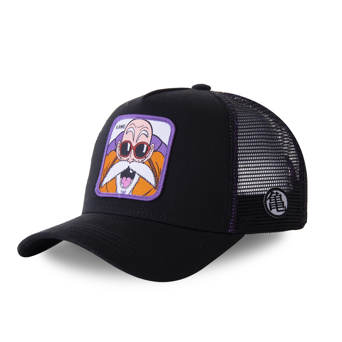 purple trucker cap