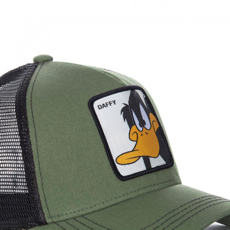 Casquette Trucker Looney Tunes Daffy Duck Snapback Vert Capslab Capslab - 3