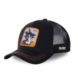 Men's Capslab Dragon Ball Z Black Trucker Cap