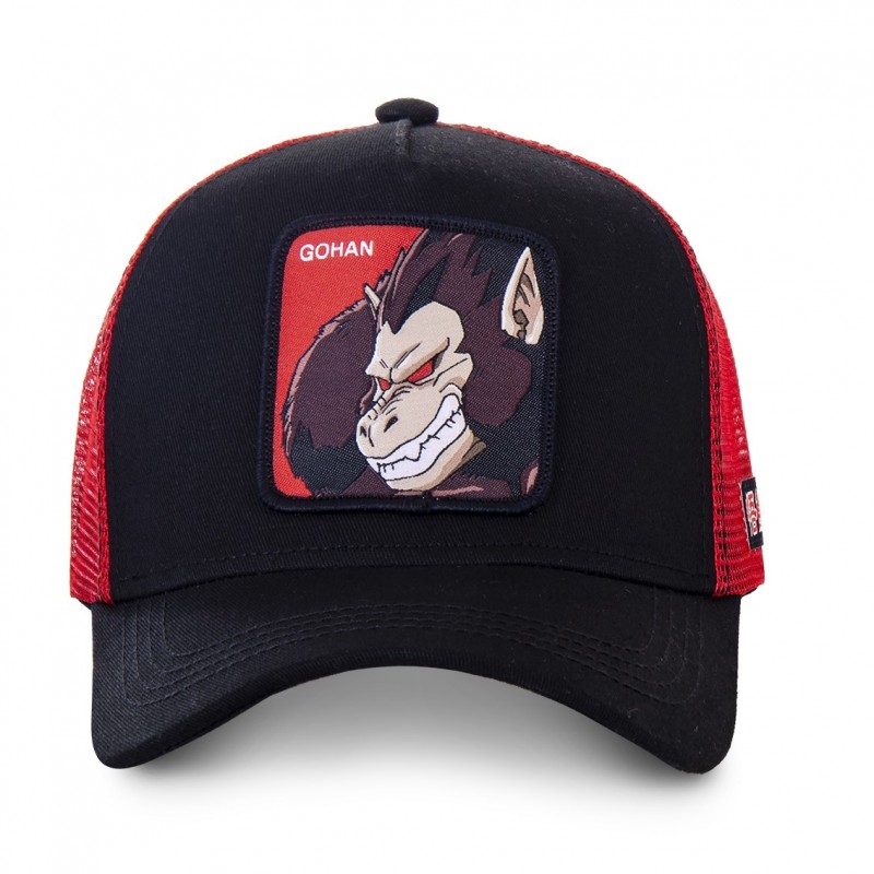 Men's Capslab Dragon Ball Z Gohan Black Trucker Cap Capslab - 2