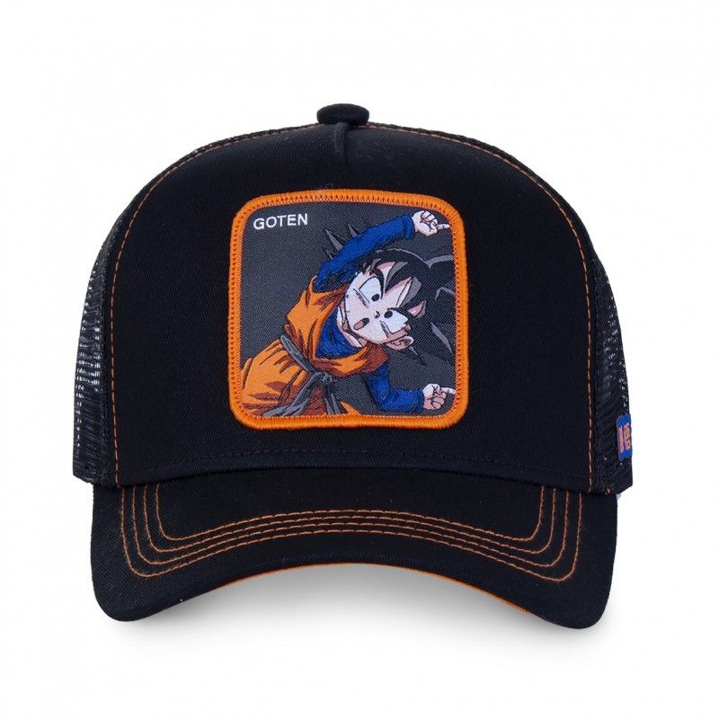 Men's Capslab Dragon Ball Z Goten Black Trucker Cap Capslab - 2