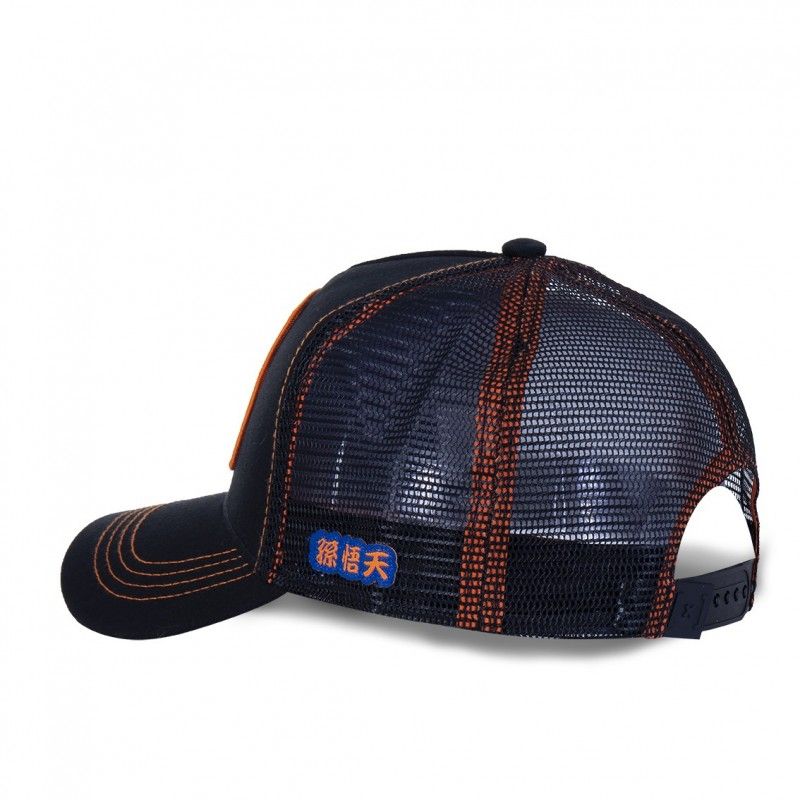 Men's Capslab Dragon Ball Z Goten Black Trucker Cap Capslab - 4