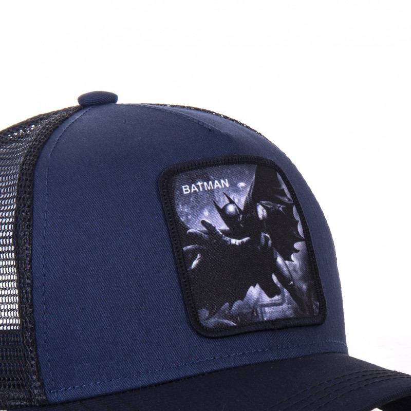 Casquette Trucker Dc Comics Batman Snapback Bleu Capslab Capslab - 3