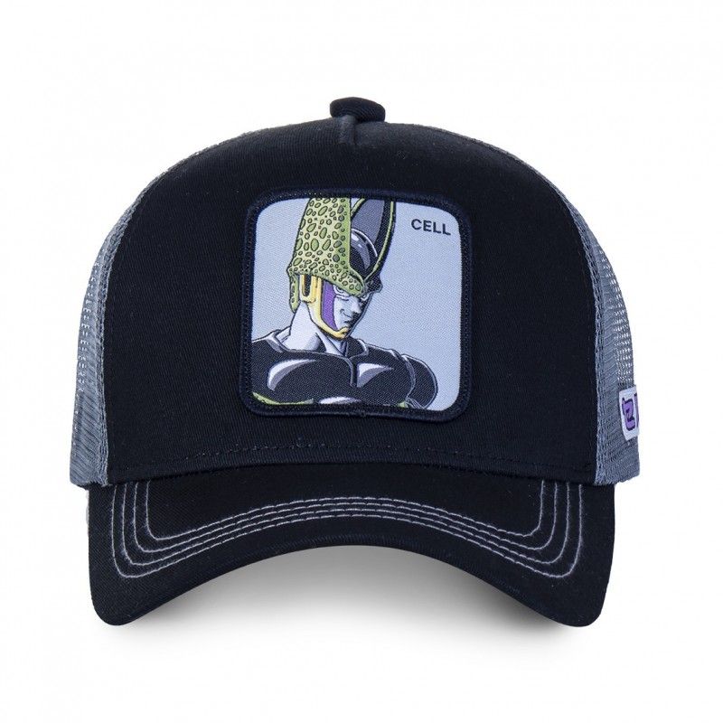Casquette Trucker Dragon Ball Z Cell Snapback Noir Capslab Capslab - 2