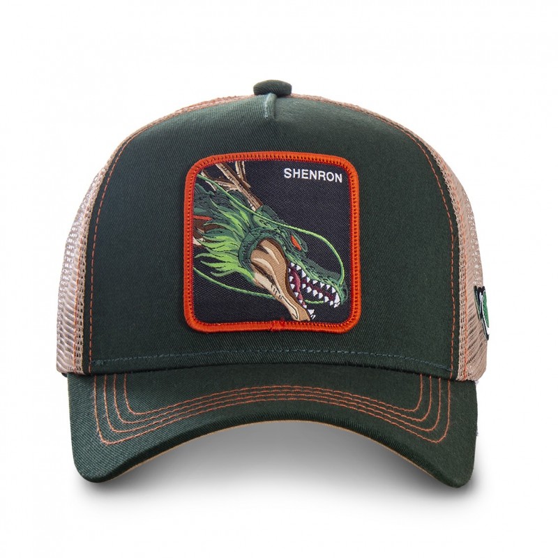Men's Capslab Dragon Ball Z Shenron Khaki Trucker Cap Capslab - 2