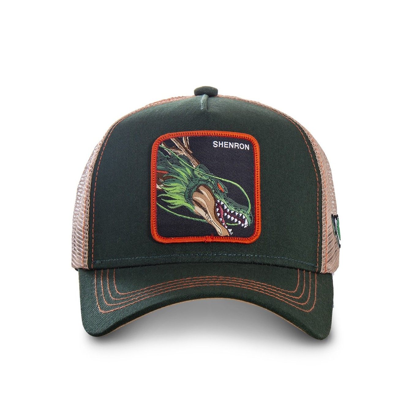 Men's Capslab Dragon Ball Z Shenron Khaki Trucker Cap Capslab - 2