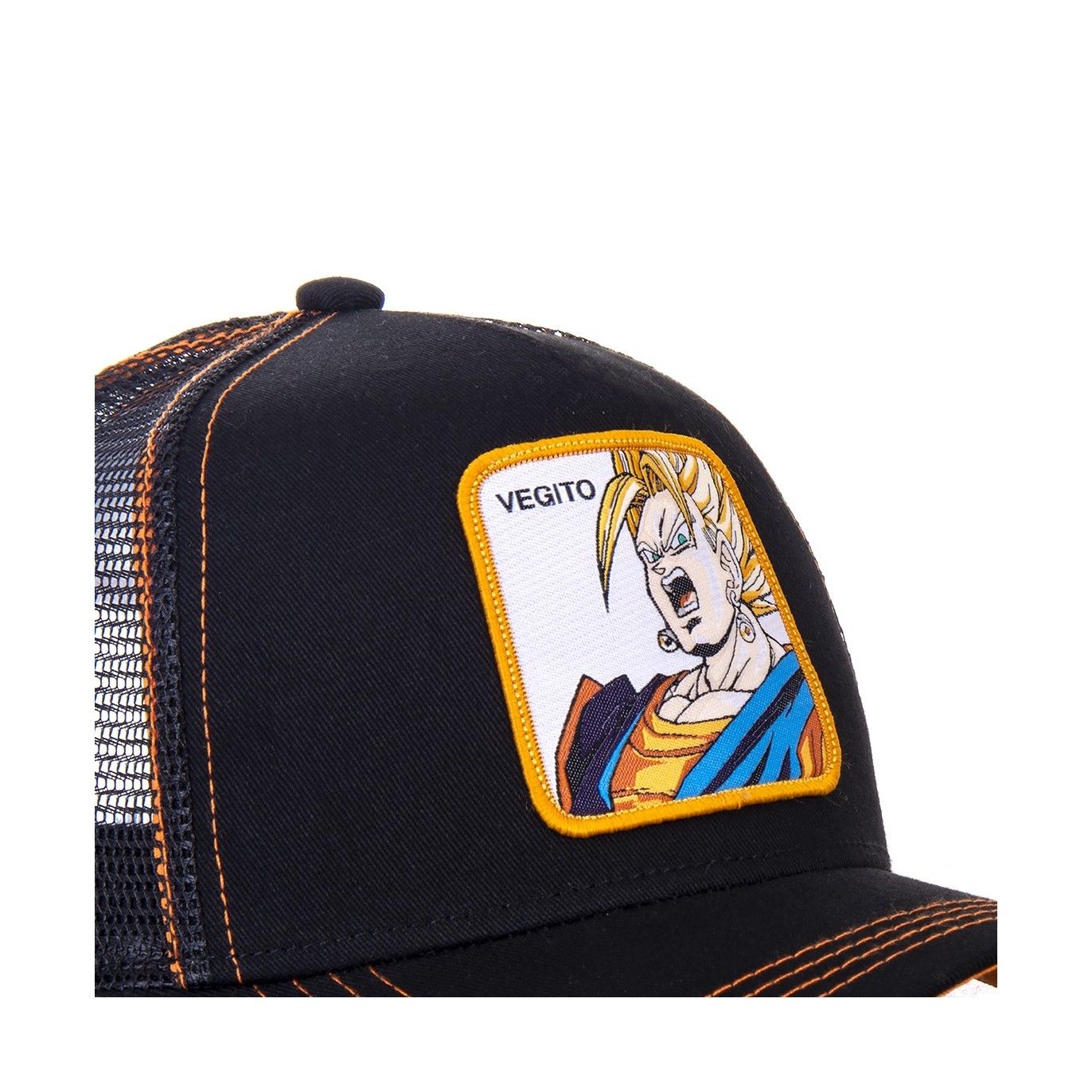 Casquette Trucker Dragon Ball Z Vegeta Snapback Noir Capslab Capslab - 3