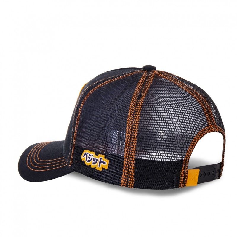 Casquette Trucker Dragon Ball Z Vegeta Snapback Noir Capslab Capslab - 4