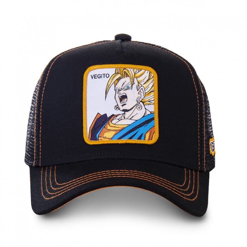 Casquette Trucker Dragon Ball Z Vegeta Snapback Noir Capslab Capslab - 2