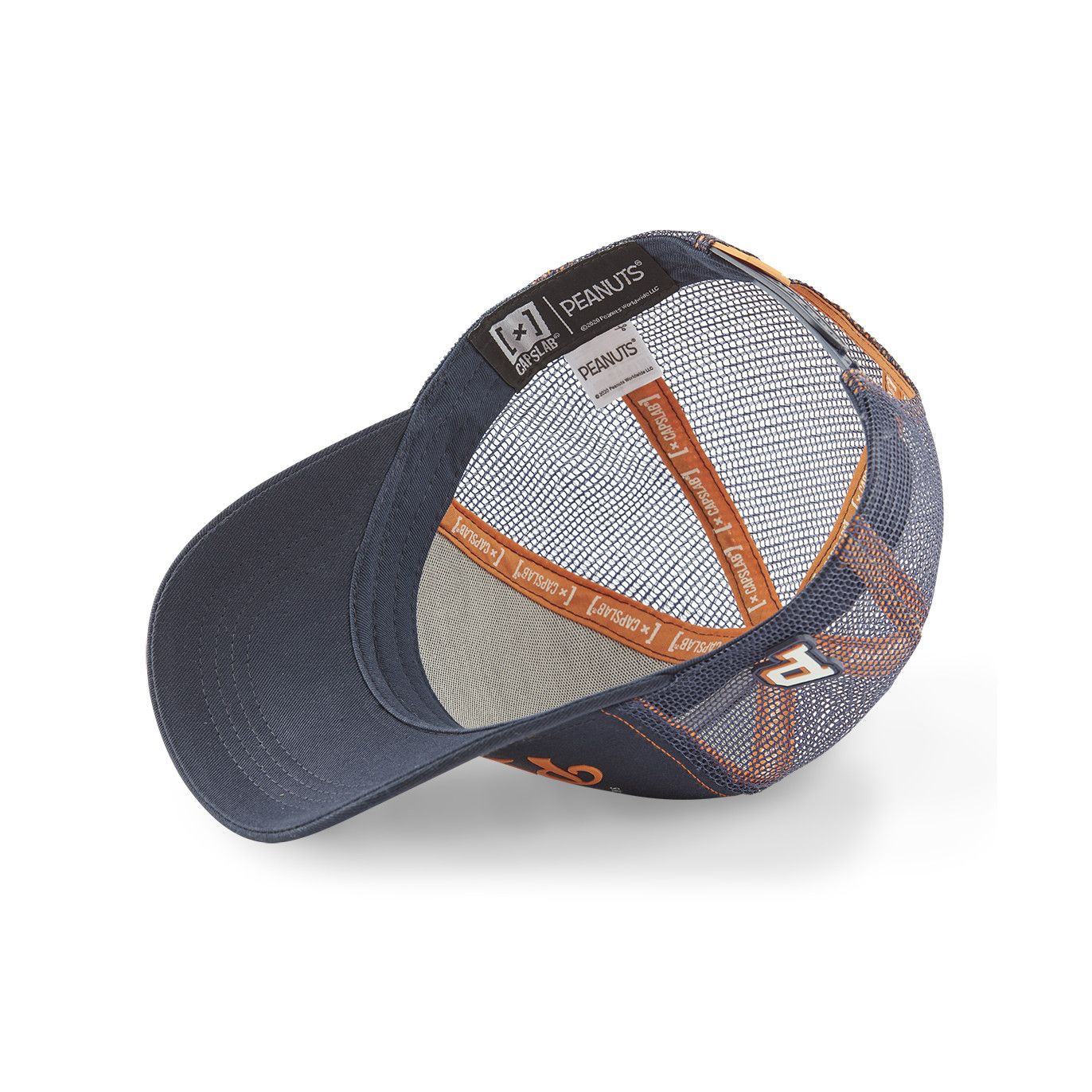 Casquette Trucker Peanuts Snapback Bleu Capslab Capslab - 5