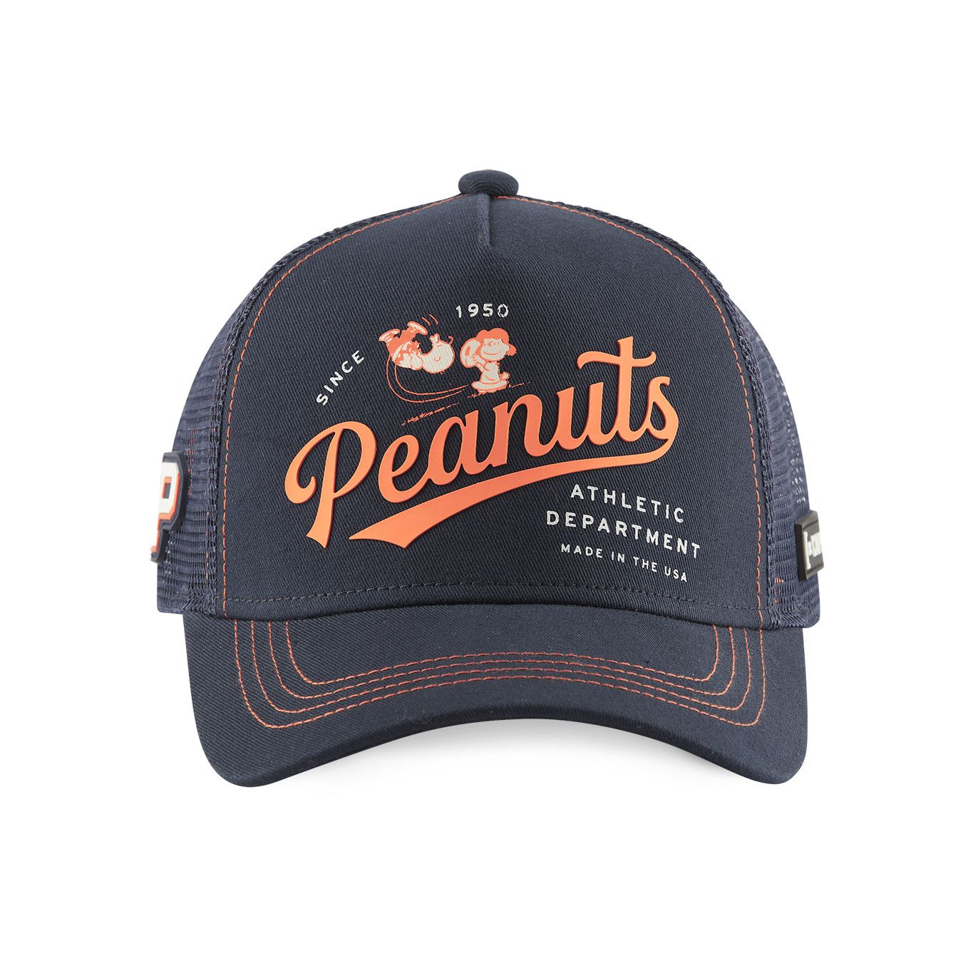 Casquette Trucker Peanuts Snapback Bleu Capslab Capslab - 2