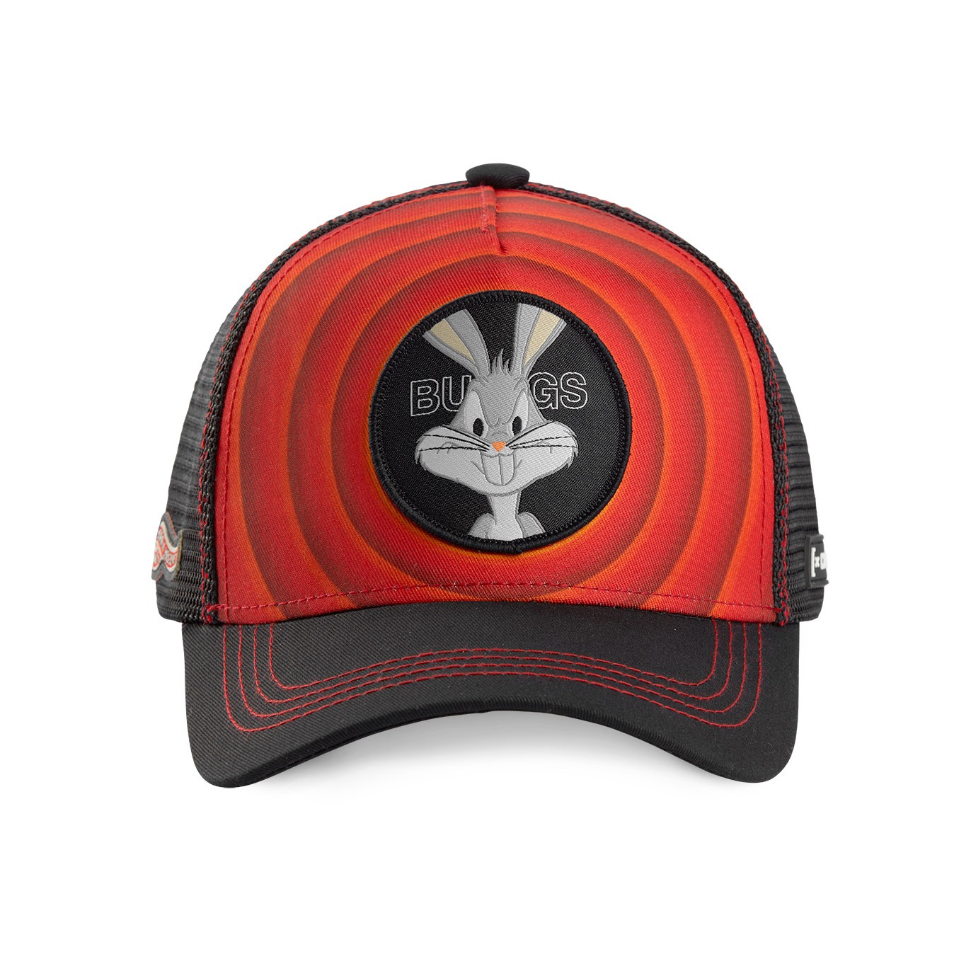 Casquette Trucker Looney Tunes Bugs Bunny Snapback Rouge Capslab Capslab - 2