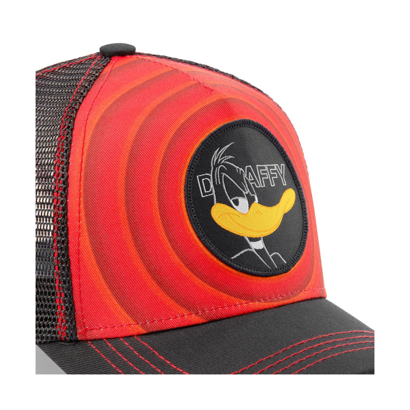 Casquette Trucker Looney Tunes Daffy Duck Snapback Rouge Capslab Capslab - 3