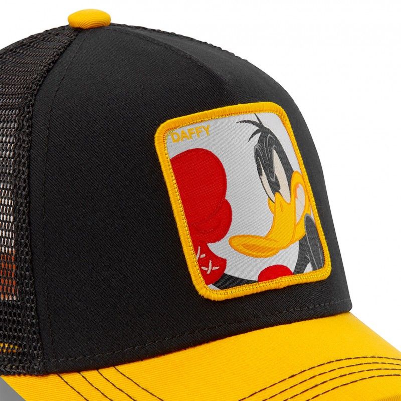 Casquette Trucker Looney Tunes Daffy Duck Snapback Noir Capslab Capslab - 3