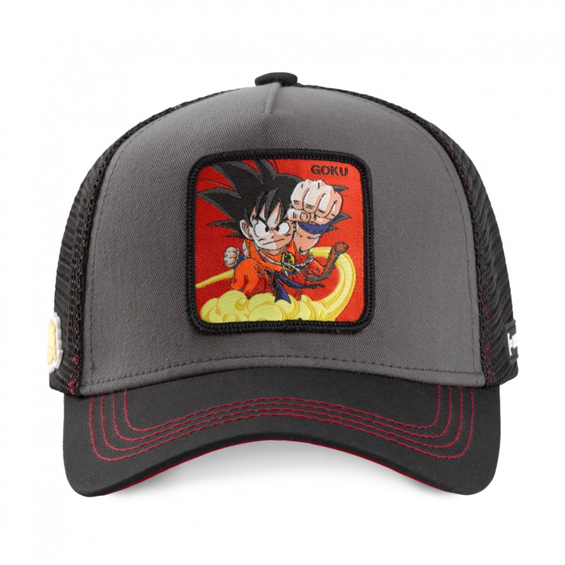 Men's Capslab Dragon Ball Goku Black and Red Cap Capslab - 2