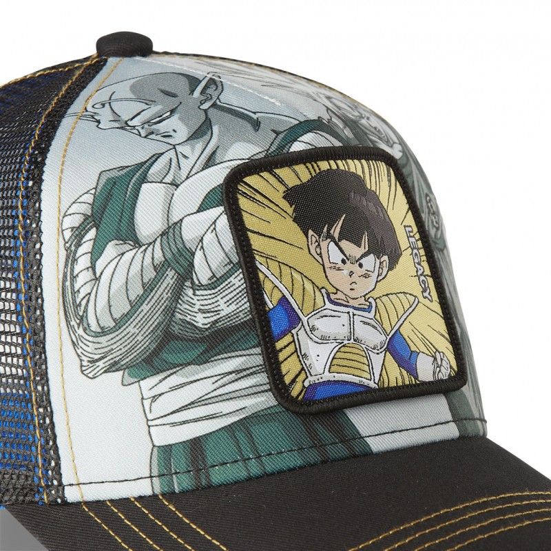 Casquette Trucker Dragon Ball Z Gohan Snapback Gris Capslab Capslab - 3