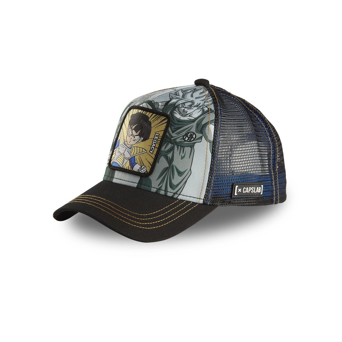 Men's Capslab Dragon Ball Z 4 Legacy Grey Cap Capslab - 1