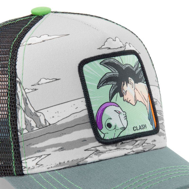 Casquette Capslab Dragon Ball Z 4 Clash Gris avec filet Capslab - 3