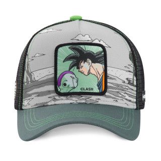 Casquette Capslab Dragon Ball Z 4 Clash Gris avec filet Capslab - 2