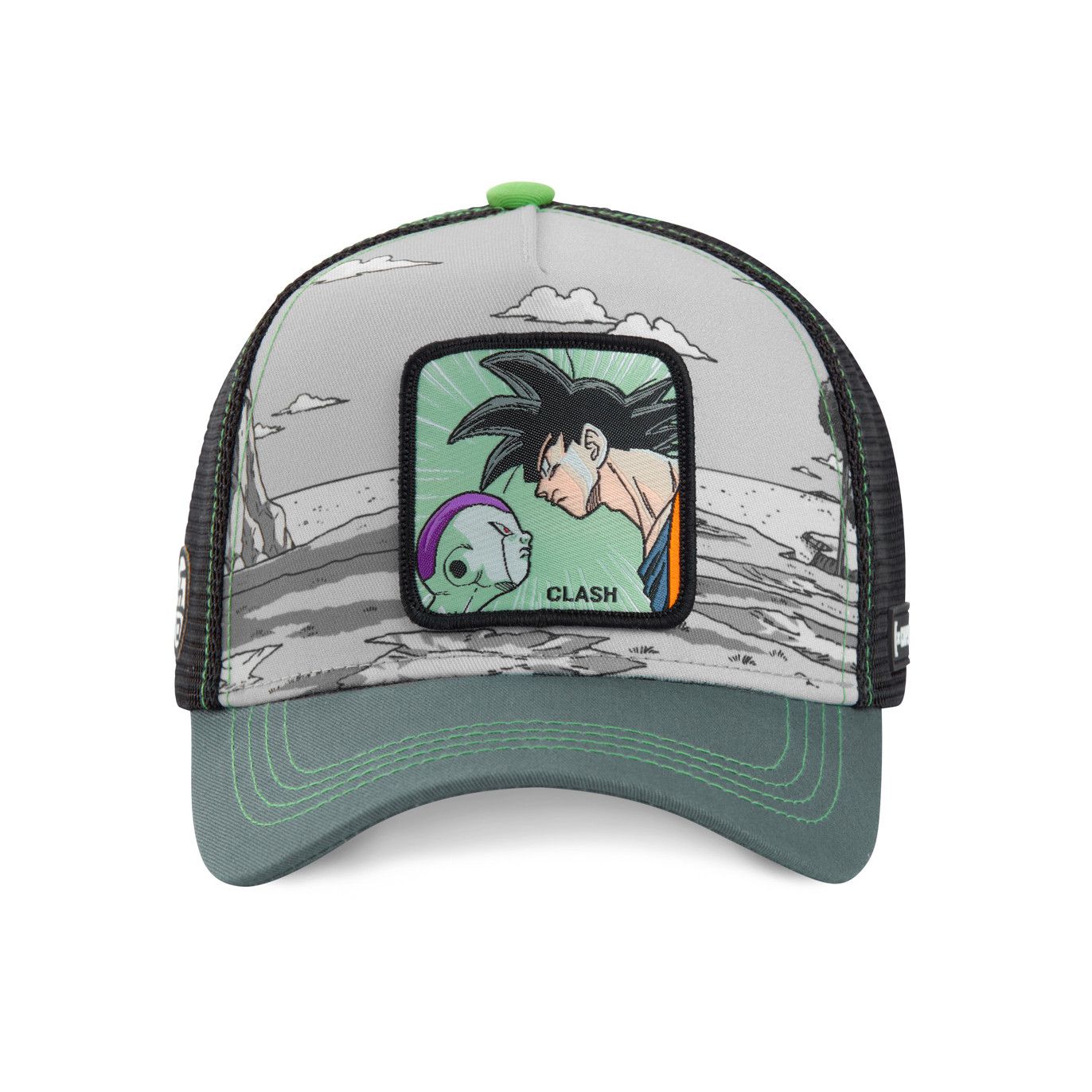 Casquette Capslab Dragon Ball Z 4 Clash Gris avec filet Capslab - 2