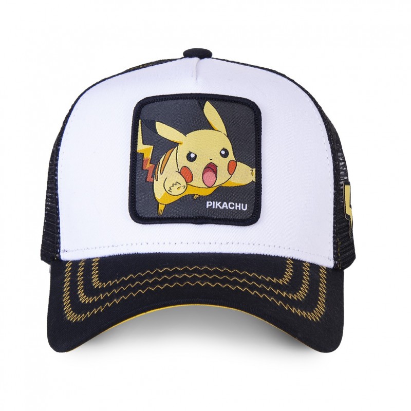 Casquette Trucker enfant Pokemon Pikachu Snapback Blanc Capslab Capslab - 2