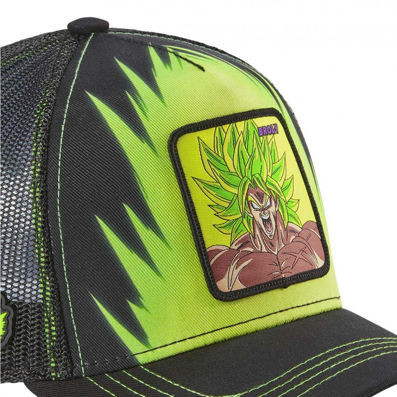 Casquette Trucker Dragon Ball Broly Snapback Vert Capslab Capslab - 3