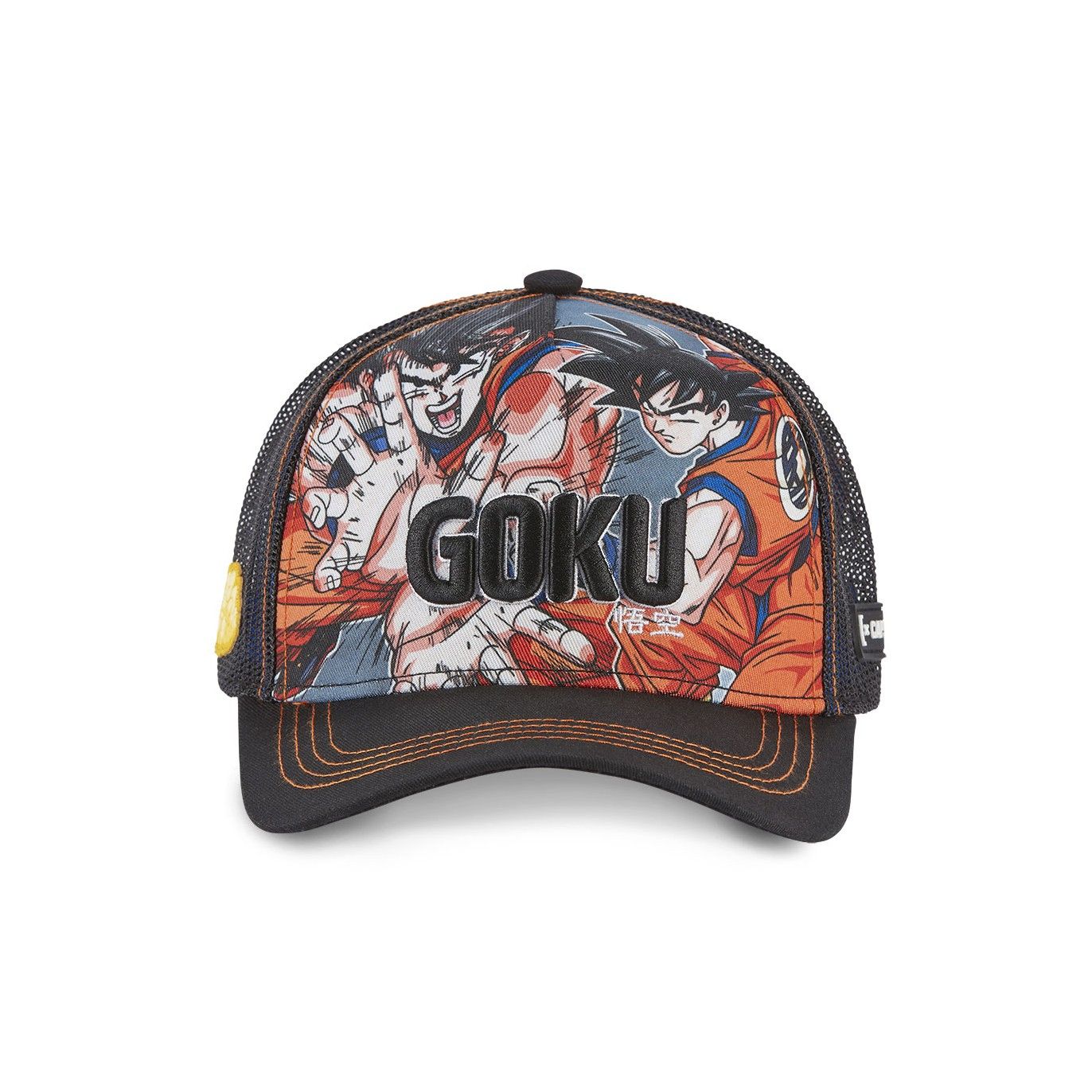 Casquette Trucker Dragon Ball Z Goku Snapback Noir Capslab Capslab - 2