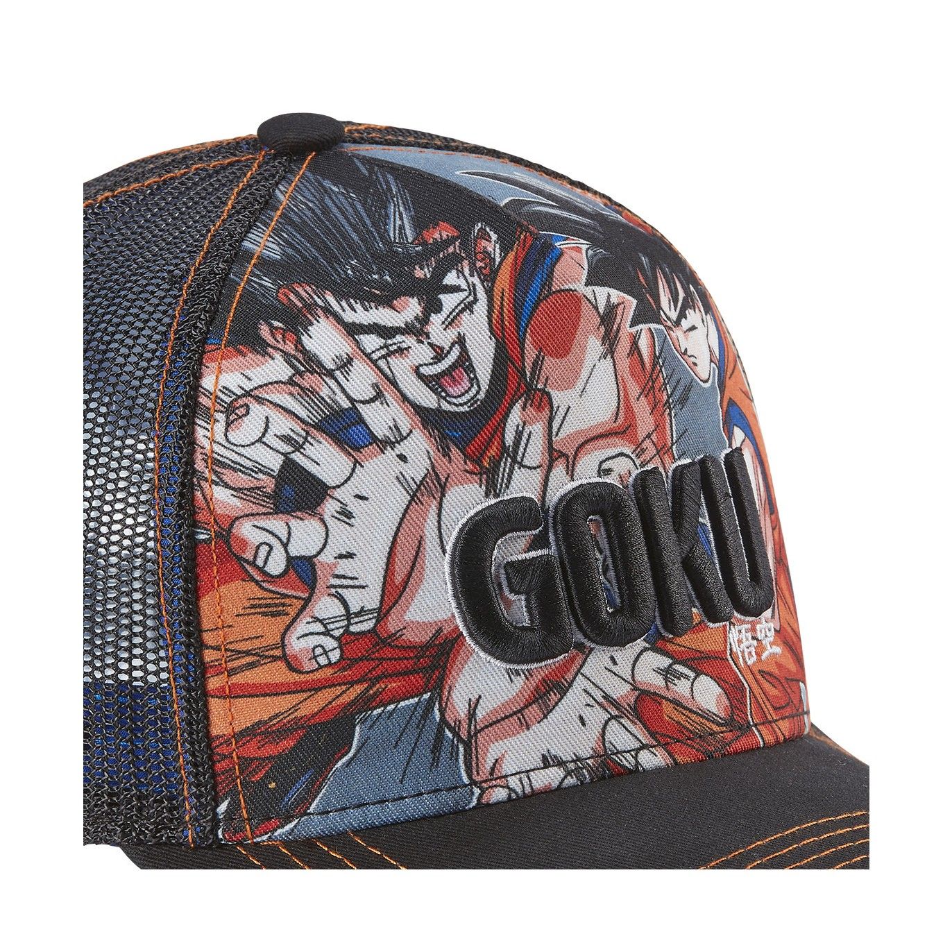 Men's Capslab Dragon Ball Z 4 Goku Multicolour Cap Capslab - 3