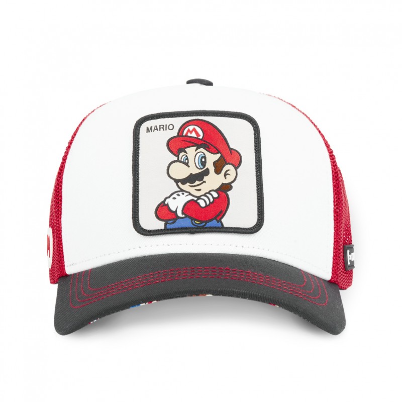 Casquette Capslab Trucker Super Mario Blanc Capslab - 2