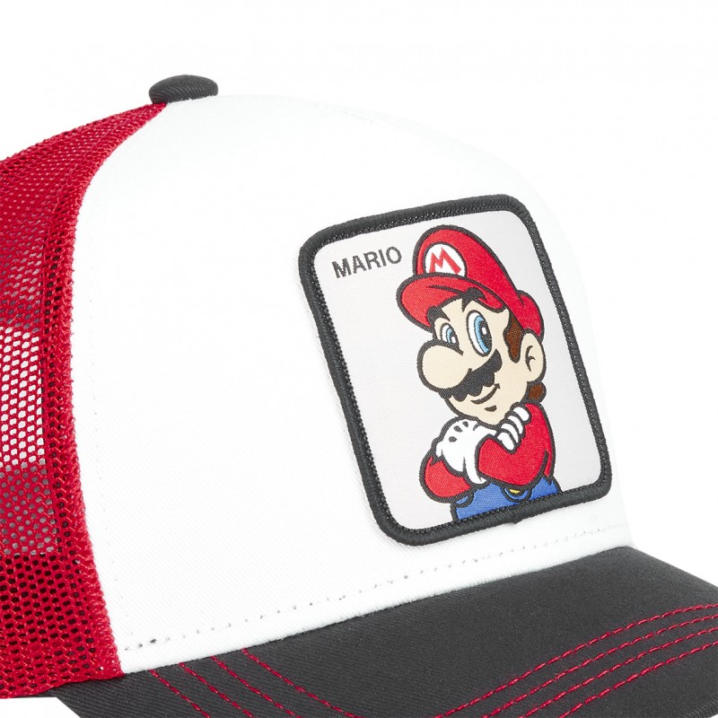 Casquette Capslab Trucker Super Mario Blanc Capslab - 3