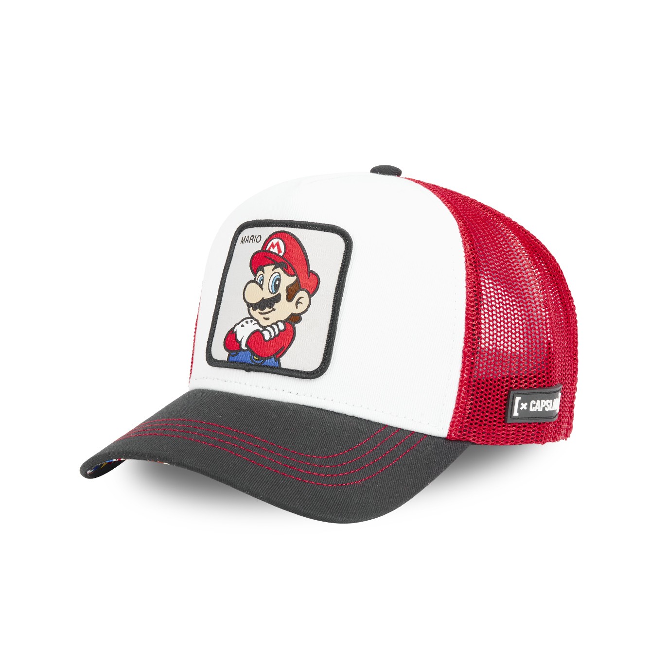 Casquette Capslab Trucker Super Mario Blanc Capslab - 1
