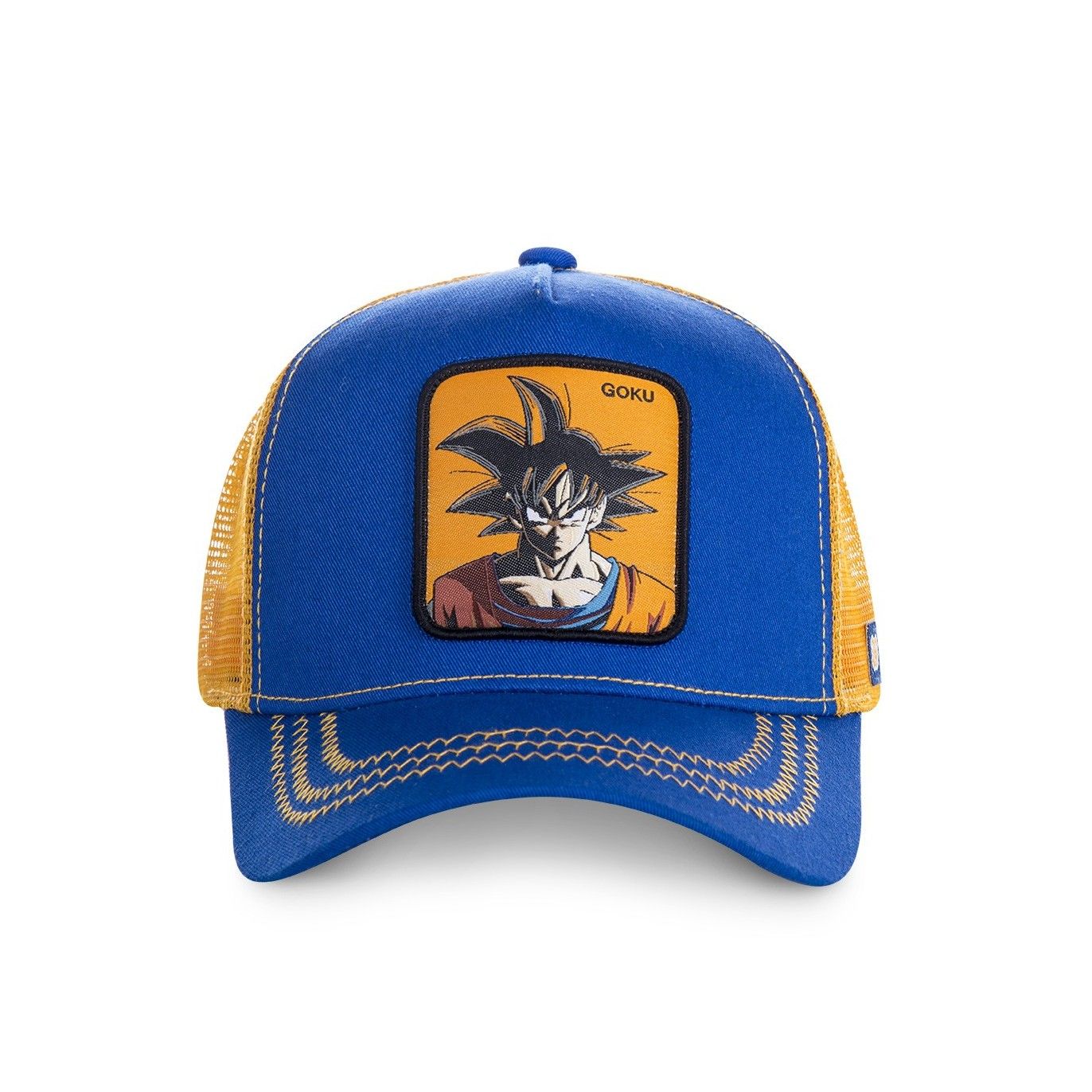 Capslab Dragon Ball Super Berretto Camionista Regolabile – Blu Arancione Nero