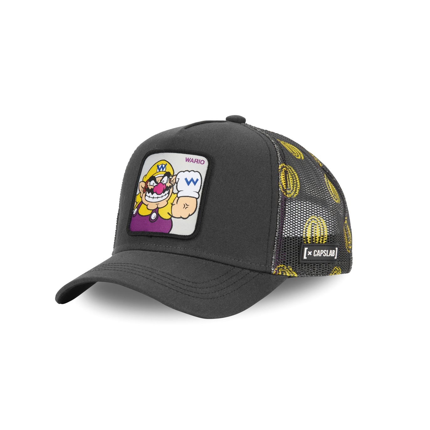 Men's Capslab Super Mario Wario Trucker Cap Capslab - 1