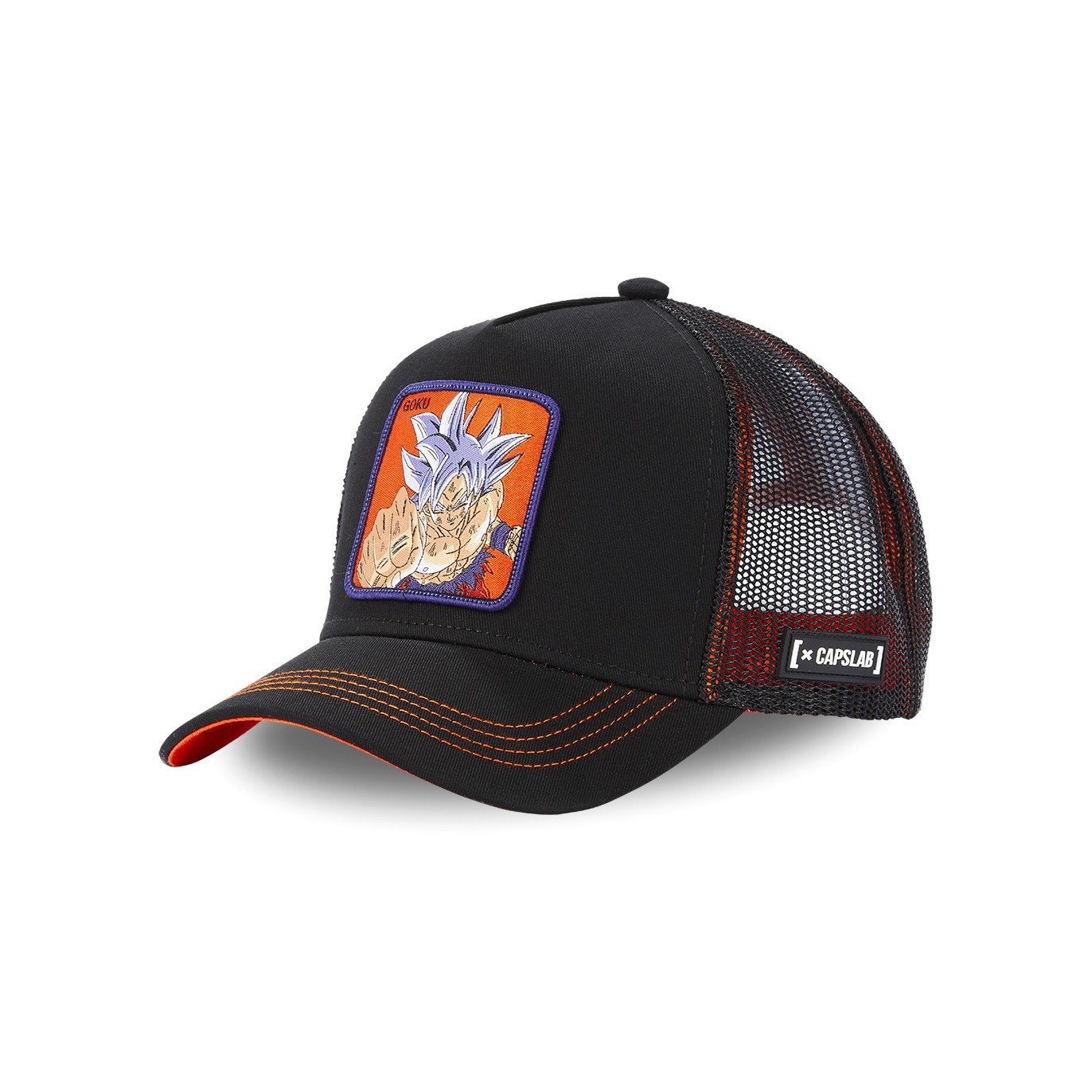 Casquette Trucker Dragon Ball Super Goku Snapback Noir Capslab Capslab - 1