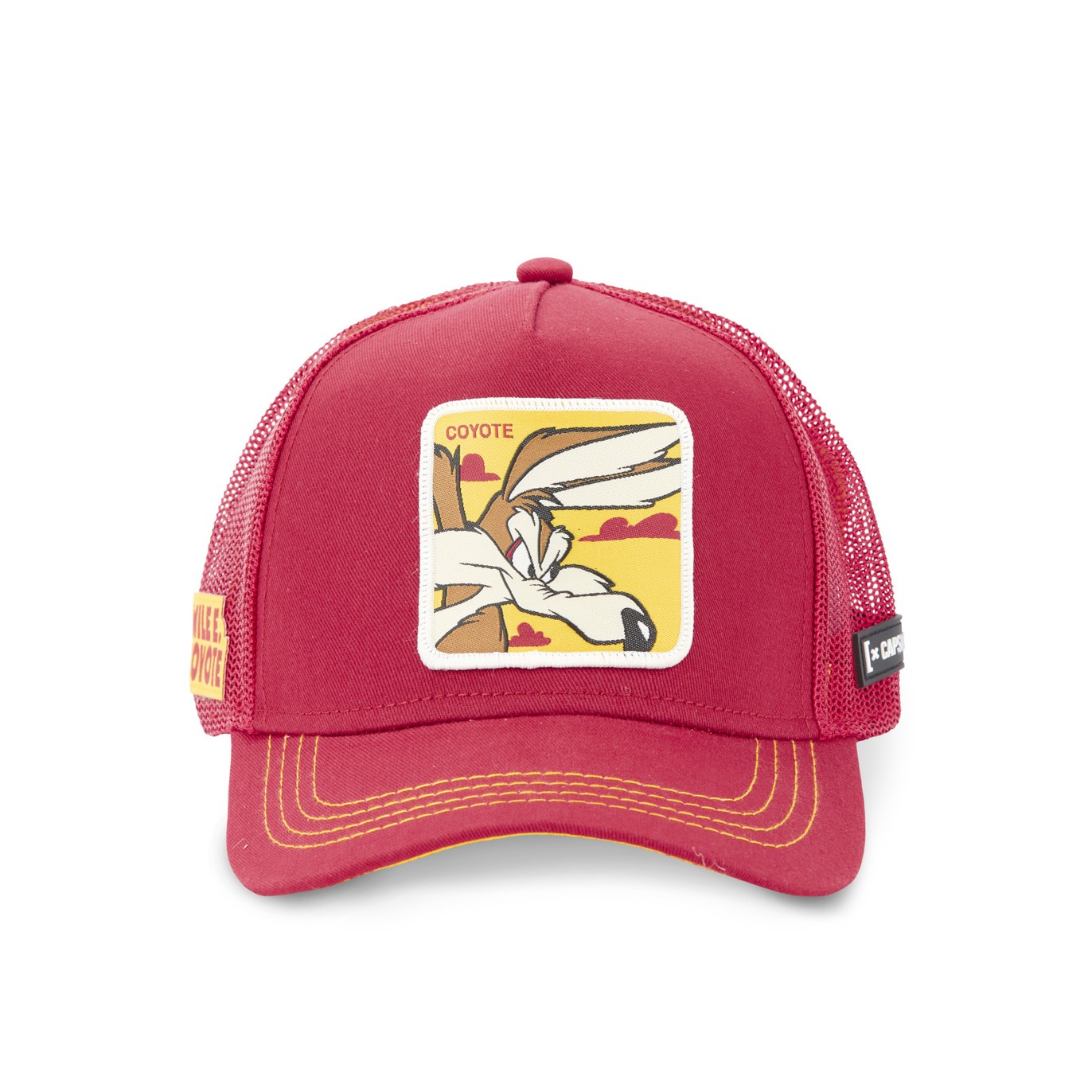 Casquette Trucker Looney Tunes Coyote Snapback Rouge Capslab Capslab - 2