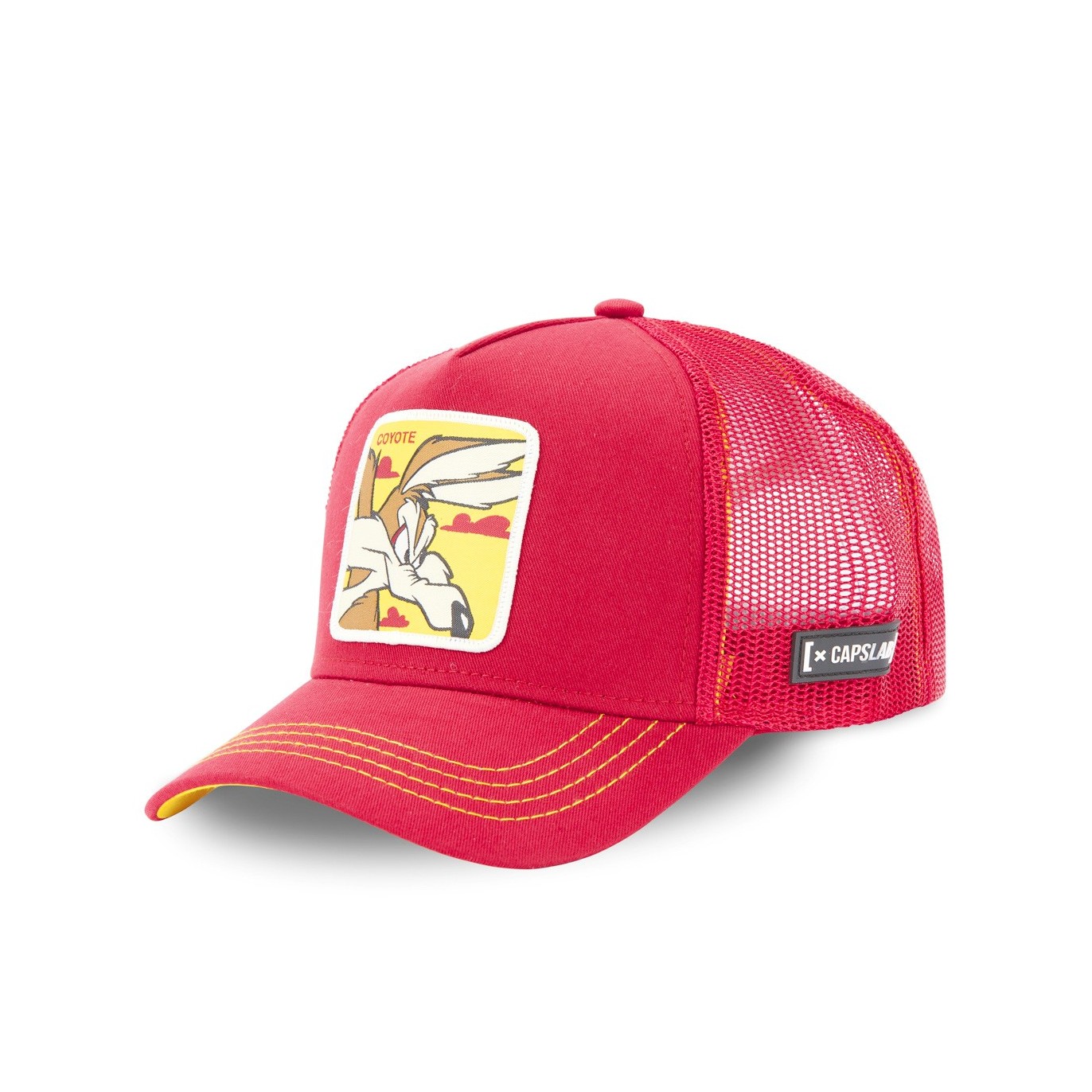 Casquette Trucker Looney Tunes Coyote Snapback Rouge Capslab Capslab - 1