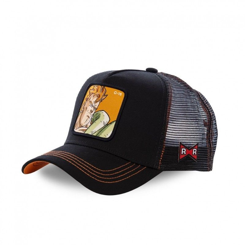 Casquette Trucker Dragon Ball Z C16 Snapback Noir Capslab Capslab - 1