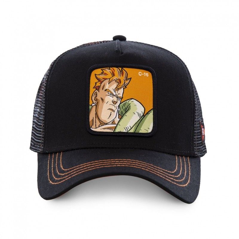 Casquette Trucker Dragon Ball Z C16 Snapback Noir Capslab Capslab - 2