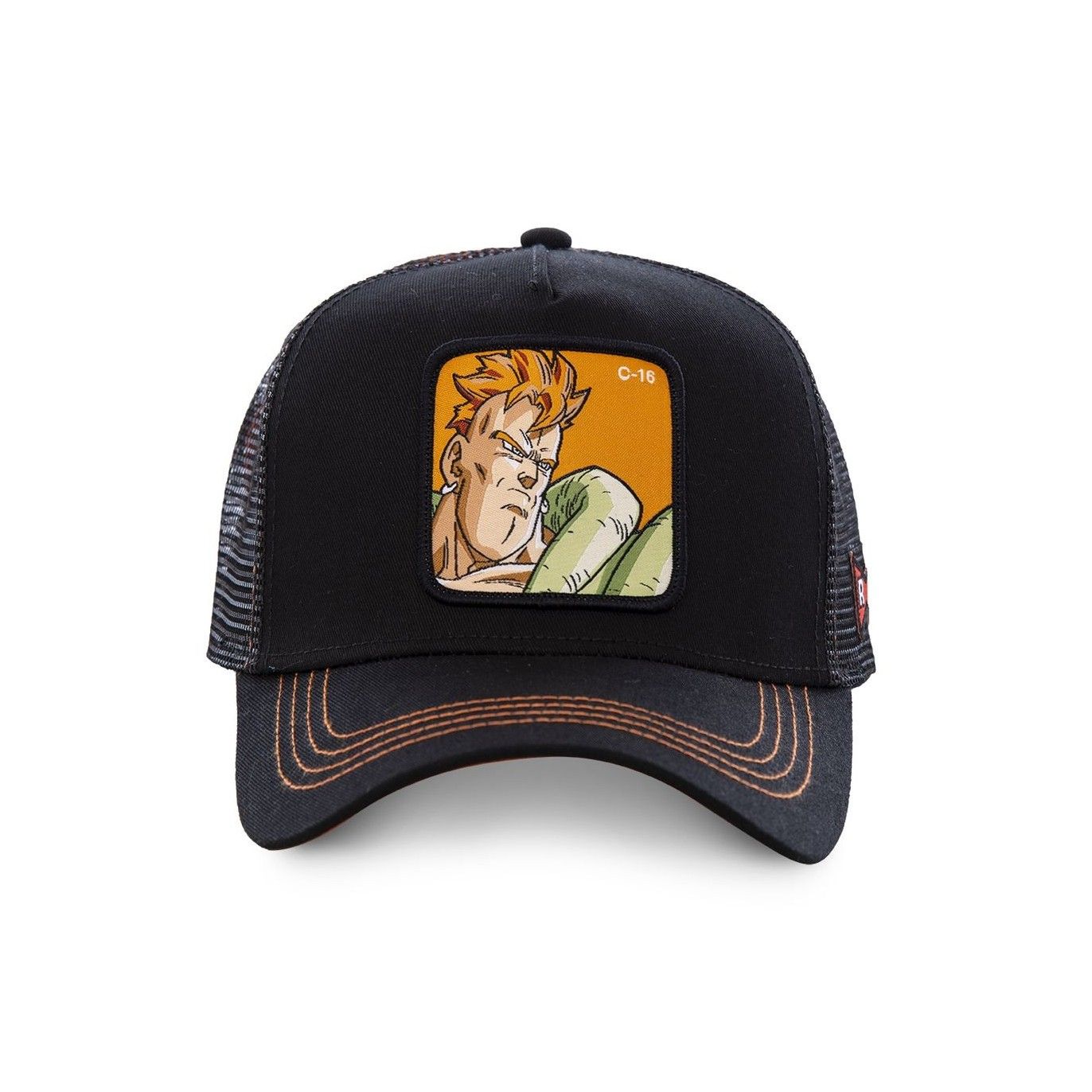 Casquette Trucker Dragon Ball Z C16 Snapback Noir Capslab Capslab - 2