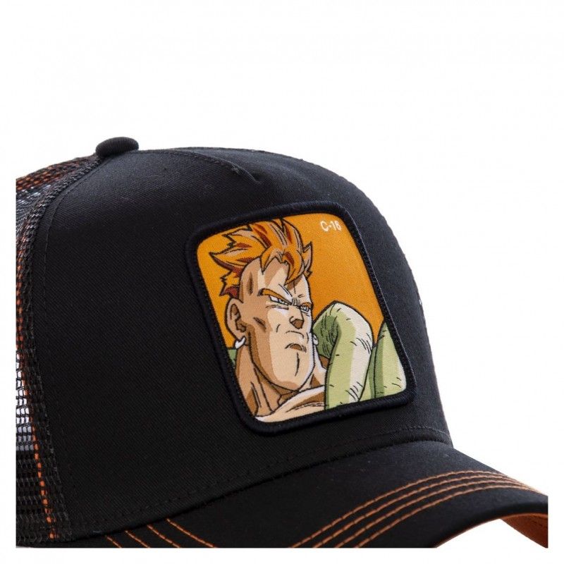 Casquette Trucker Dragon Ball Z C16 Snapback Noir Capslab Capslab - 3