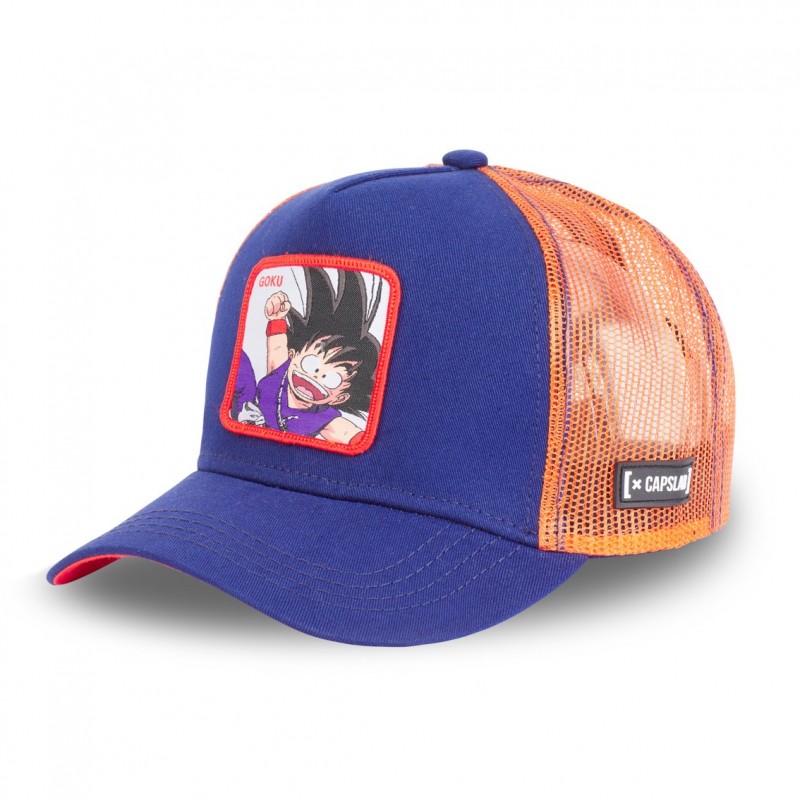 Casquette Trucker Dragon Ball Goku Snapback Violet Capslab Capslab - 1