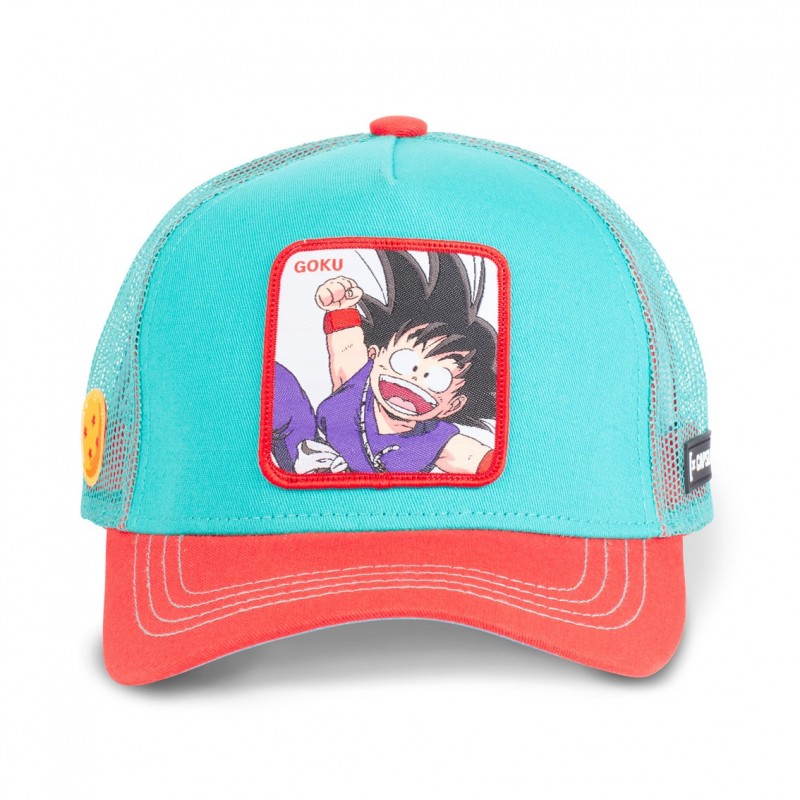 Casquette Trucker Dragon Ball Goku Snapback Bleu Capslab Capslab - 2
